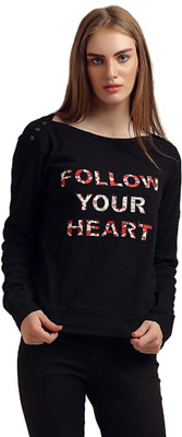 MODA ELEMENTI Round Neck Self Design Women Pullover