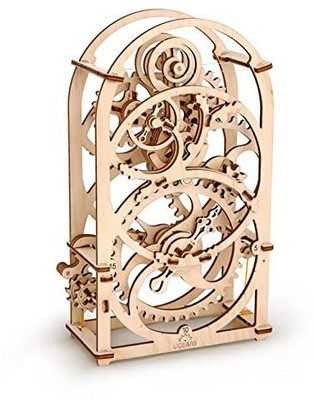 

Ugears 20 Minutes Timer By  Self-Propelled Modular Mechanical Model - 3D Wooden Puzzle For Self-Assembly Without Glue - Brainte(1 Pieces)
