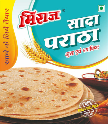 

Miraj Miraj's Ready to eat Plain Paratha Combo Pack(4x4 PCS) 1 kg