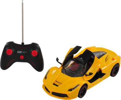 dtm 1:18 scale 1 key open and close the door through remote(Yellow)