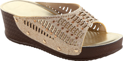 

Zappy Women Gold Wedges