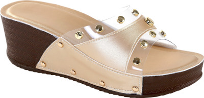 

Zappy Women Gold Wedges
