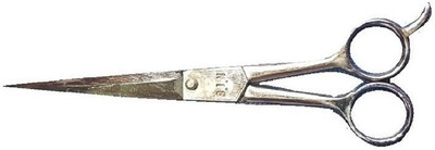 

gulzar iron scissor used for salon Scissors (Set of 1, Silver) Scissors(Set of 1, silveer)