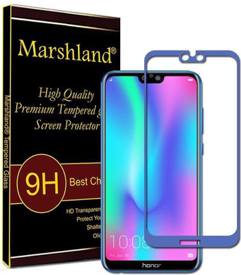 Marshland Tempered Glass Guard for Honor 9N/9i, 6D Full Glue, Screen Protector High Quality, Blue(Pack of 1)
