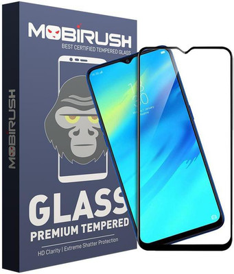 MOBIRUSH Edge To Edge Tempered Glass for Oppo A7(Pack of 1)