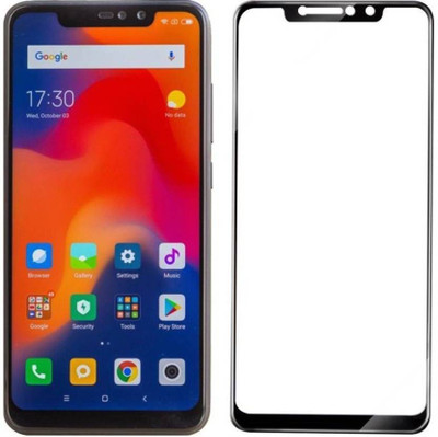 Micvir Edge To Edge Tempered Glass for Mi Redmi Note 6 Pro(Pack of 1)