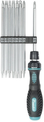 Proskit 16-In-1 Reversible Ratchet Precision Screwdriver Set Ratchet Screwdriver Set(Pack of 9)