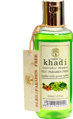 

Vagad's Khadi Jojoba With Green Coffee Shampoo S.L.S And Paraben Free(200 ml)