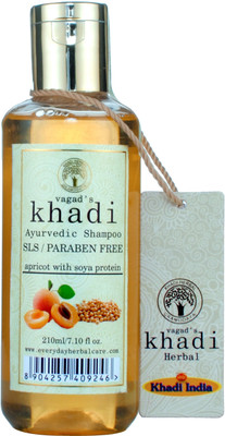 

Vagad's Khadi Apricot With Soya Protein Shampoo S.L.S And Paraben Free(210 ml)