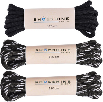 

SHOESHINE round hiking shoelace (A5) 120cm trekking Shoe Lace(Multi Set of 3)