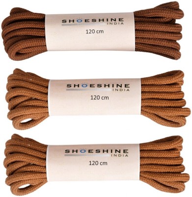 SHOESHINE round hiking shoelace (B4) 120cm trekking Shoe Lace(Multi Set of 3)