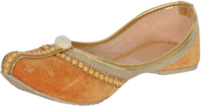 

Risingone jutties Jutis For Women(Orange