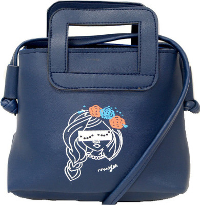 

trendytailz Girls Casual Blue PU Sling Bag