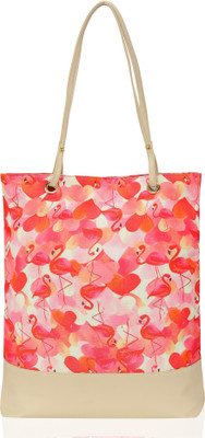 

Kleio Women Casual Pink Canvas Tote