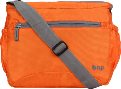 

BNP Men & Women Casual Orange Polyester Sling Bag