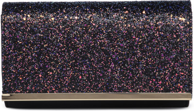 

Miss CL Women Evening/Party Black Leatherette Sling Bag