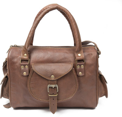 

RSN Girls Casual Brown Genuine Leather Sling Bag