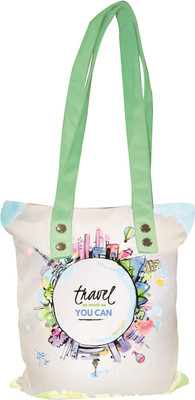 

Astara Women Evening/Party, Casual, Formal White Canvas Tote