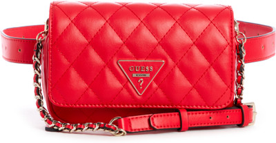 

Guess Women Casual Red PU Sling Bag
