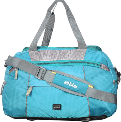 

alfisha Climate Proof Mountain / Hiking / Trekking / Campaign Bag / Backpack Rucksack Luggage Travel Duffle Bags Travel Duffel Bag Duffel Strolley Bags (Sea Green 7005) Small Travel Bag - 19(Green)