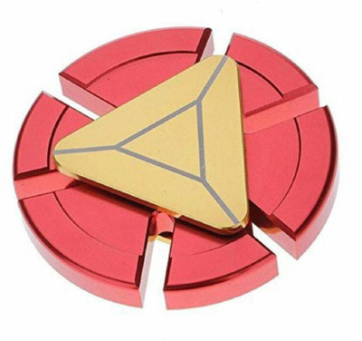 

BERRIN Fidget spinner ( iron man ) Top Quality Metal Hand Toy - Red & Gold(Multicolor)