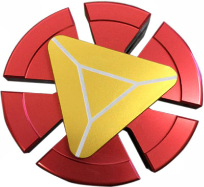 BERRIN Iron Man Metal Hand Spinner Fidget Stress Reducer Anti Anxiety(Multicolor)