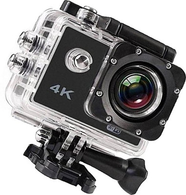 

BIRATTY 4k Camera Ultra HD Waterproof DV Camcorder 16MP 170 Degree Wide Angle 4k camera Sports and Action Camera(Black, 16)