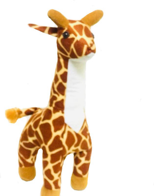 

RVA Super Soft Lovable Cute Cartoon Character Soft Toys Giraffe Brown color - 30 cm(Brown)
