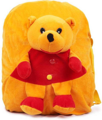 ToyKing Pooh Character Yellow School Bag For Baby - 30 cm(Yellow)