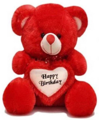 

Balaji Teddy 2 Feet Sitting Soft Cute Huhable and Lovable Teddy Bear For Happy Birthday Gift - 60.07 cm(Red)