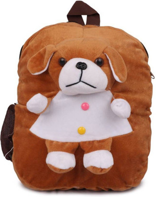 

ToyKing Puppy Character Blue School Bag For Baby - 30.8 cm(Brown, White)