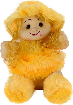 

Growth Creation Attractive Kareena Doll with Hair - 22 cm (Yellow) - 22 cm(Yellow)