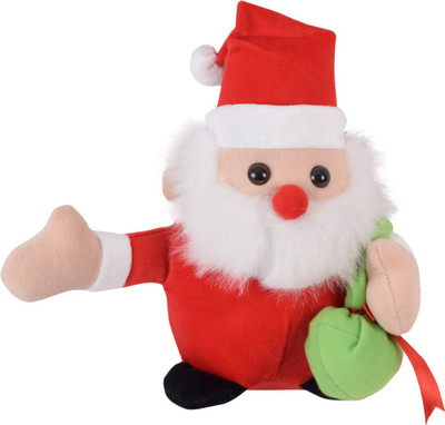 

Ultra Jingle Bells Santa Claus Christmas Xmas Decor Gifts Soft Toy - 7 inch(Red)