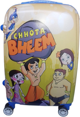 

kidoz kingdom CHHOTA BHEEM TROLLEY BAG FOR KIDS -  INCH Cabin Luggage -  inch(Multicolor