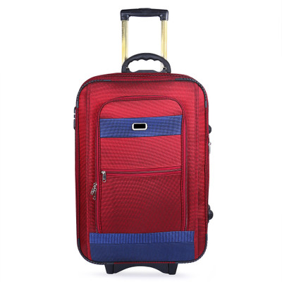 

STALIN Travel 50 Liter Red Color  Inch Polyester Suitcase Trolley Check-in Luggage -  inch(Red