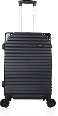 

Police Knob Expandable Cabin Luggage -  inch(Black