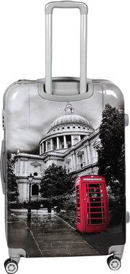 

Maison & Cuisine 100% Polycarbonate, Beautiful Printed Pattern Suitcases & Trolley Bag Luggage Bag Size-" (ITN - 042) Check-in Luggage -  inch(White