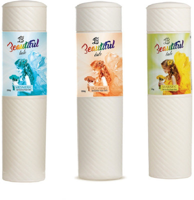 

Lyla Blanc TALC MESMERIC PLEASING MAJESTIC for Women - (Set of 3) (250gm each)(250 g)