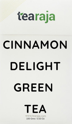 

Tearaja Cinnamon Delight Green Tea Cinnamon Herbal Tea(100 g, Vacuum Pack)