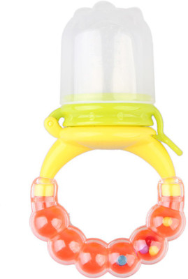 

Baby Shopiieee Baby Pacifier Feeding Fresh Food Baby Nibbler Feeder Feeding Tool - Cum Rattle Fruit Nibbler(Multicolor)