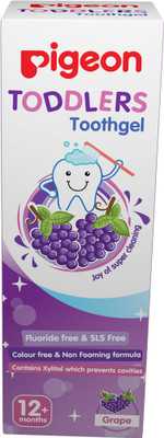 

Pigeon TODDLERS TOOTHGEL GRAPES (50 GMS) Toothpaste(50 g)
