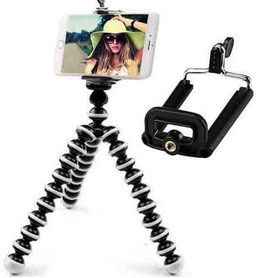 

Blue Birds Multifunction Octopus Mini Flexible Octopus Tripod Stand with Bracket for Camera and Smartphone Tripod(Multicolor, Supports Up to 1500)