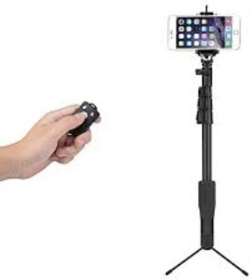 

ROAR AZU_405A_H8 compatiable Bluetooth Portable tripod with remote||360 degree tripod|| Foldable triopod|| Camera stand|| Mobile Tripod|| Camcorder tripod|| Camera mount|| Extendable tripod||Three-Dimensional Head & Quick Release Plate|| Assorted color|| 