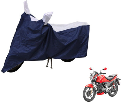 Auto Hub Two Wheeler Cover for Hero(Sport, Blue, Silver)