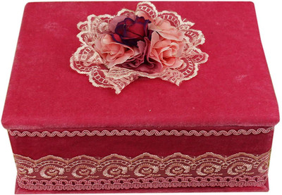 

AVMART V-10 Makeup box, Jewellery box, Cosmetic Vanity Box(Pink)