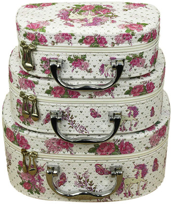 

AVMART White Horse Cosmetic, Makeup, Jewellery, Storage Travel Organiser Vanity Box, Gift, Home Decor, Utility Box MAKEUP Vanity Box(Whites)