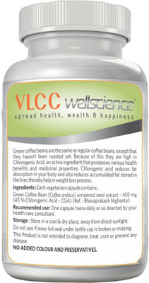

VLCC Wellscience Green Coffee Bean Extract(60 No)