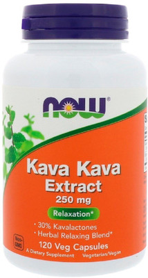 

Now Foods Kava Kava Extract, 250 mg, 120 Veg Capsules(120 No)