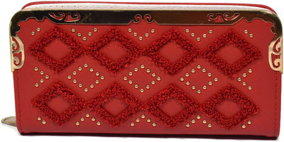 

Ferishta Women Red Artificial Leather Wallet(8 Card Slots)