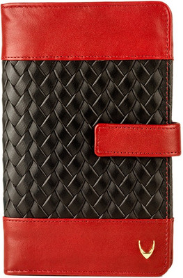 Hidesign Women Black Genuine Leather Wallet(1 Card Slot)